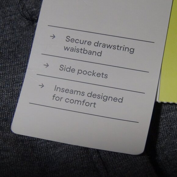 All in Motion Men's Soft Gym Pants Heather Grey XXL - Picture 11 of 15